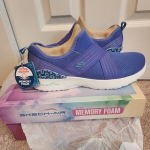 Skechers Blue Slip-On Sneakers